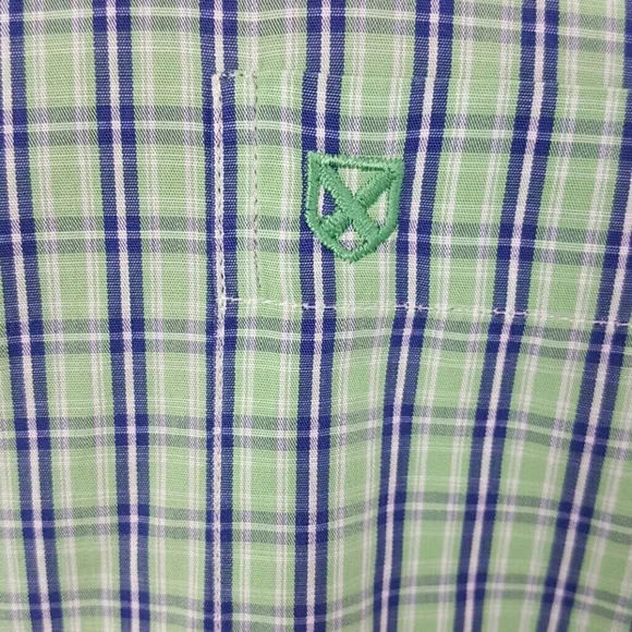 Barbour men classic button up shirt long sleeve logo regular fit size L - Picture 4 of 8